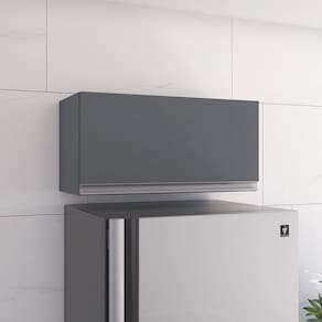 Armário Aéreo Geladeira 60cm Andréia Cinza AJL Móveis