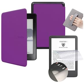 Capa + Pelicula Plástico Para Kindle Paperwhite 7 - Com Alça