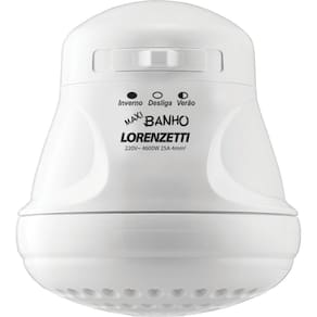Ducha com Cano Maxi Banho 3 Temperaturas Lorenzetti 5500W 127V