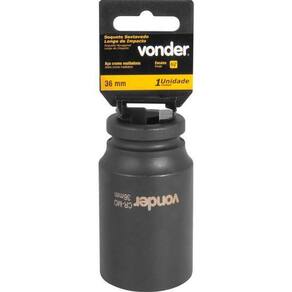 Soquete Sextavado De Impacto Longo Enc 3/4 36Mm Aço Cromo