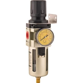 Filtro Regulador De Pressão 1/2 Npt Corpo Metálico Dreno Au