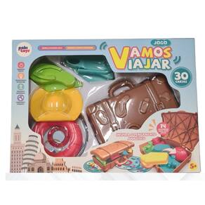 Jogo Vamos Viajar C/ 30 Cartas - Paki Toys 4096