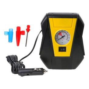 Bomba de Ar Compressor Portátil Inflador Calibragem 120W Carro Moto Bicicleta Boia