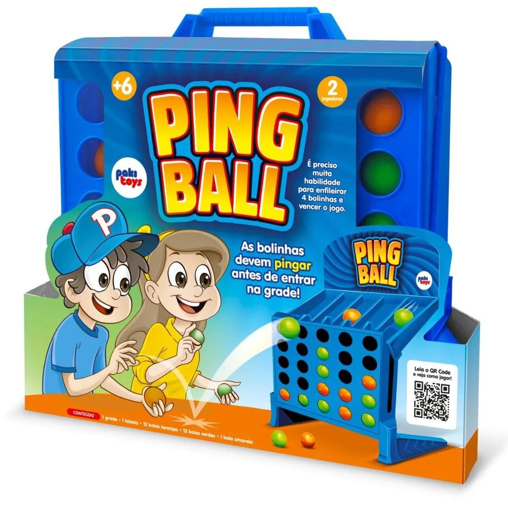 Jogo Ping Ball Divertido Paki Toys - 4009