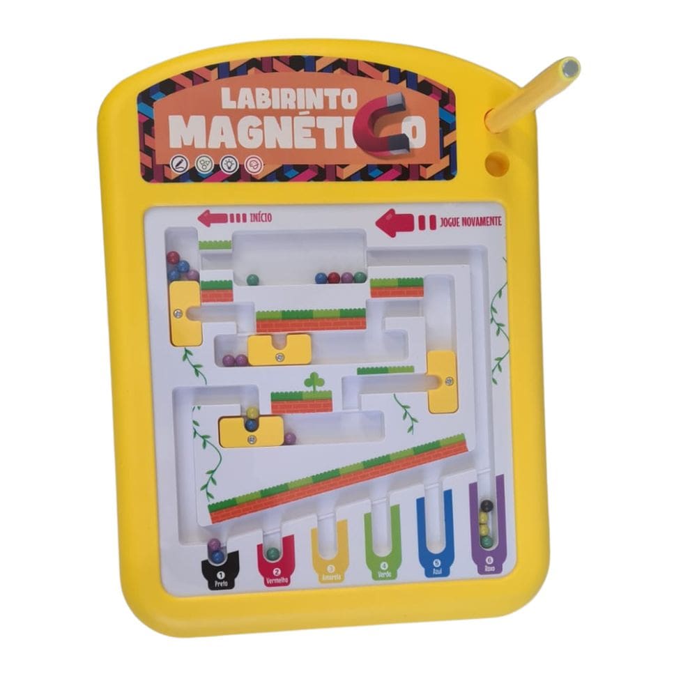 Brinquedo Labirinto Magnético Paki Toys - 4082