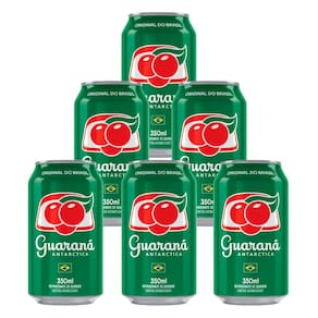 Refrigerante Guaraná Antarctica Lata 350ml 6 Unidades