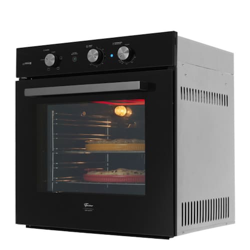 imagem-Forno A Gás De Embutir Fischer Infinity 78L Com Grill Preto - 110V