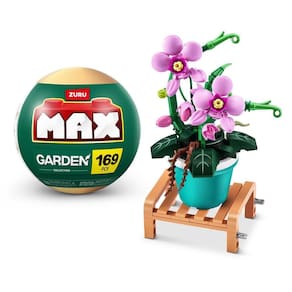 Blocos De Montar Max Premium Garden - Orquídea 169 Pçs