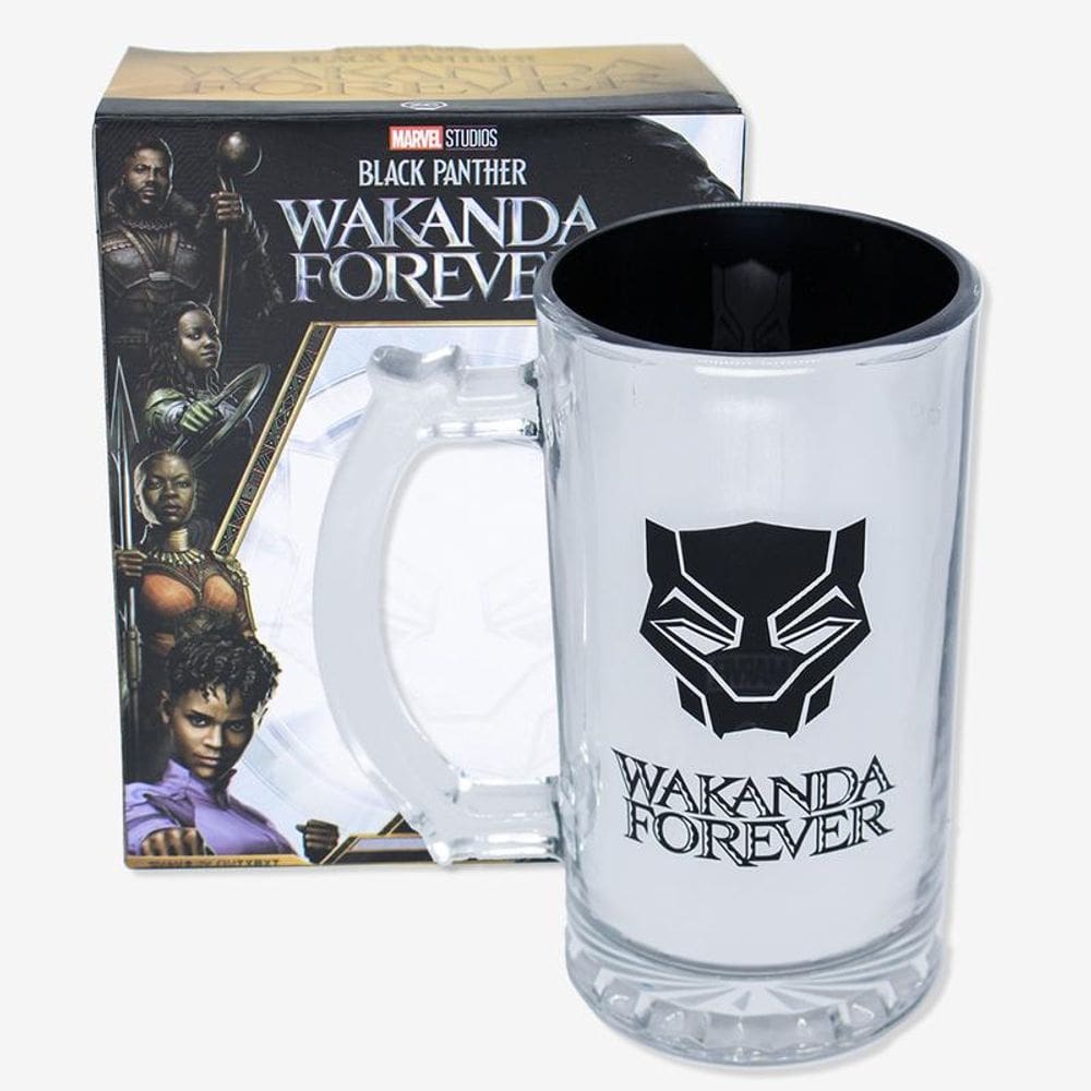 Caneca De Chop 450Ml Eletrostatica Pantera Negra