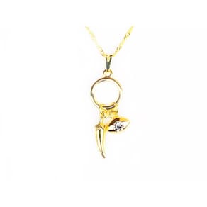 Colar Cordão Pimenta Olho Grego Turco Folheado Ouro 18k