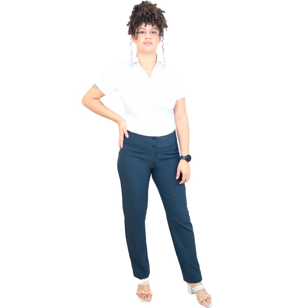 Calça social feminina cigarrete