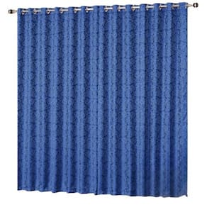 Cortina Jacquard 2,80x1,80 Para Varão Simples Dourado