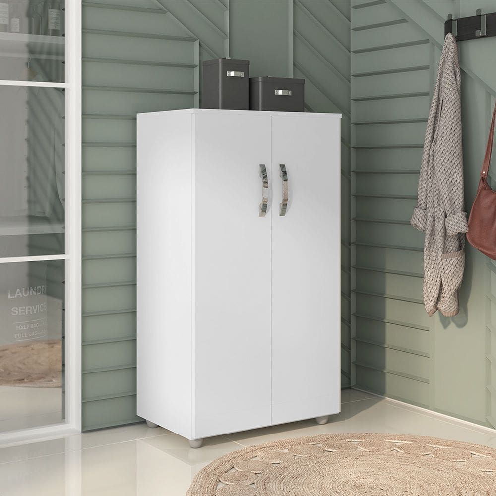 Armário Multiuso Rosana Branco AJL Móveis