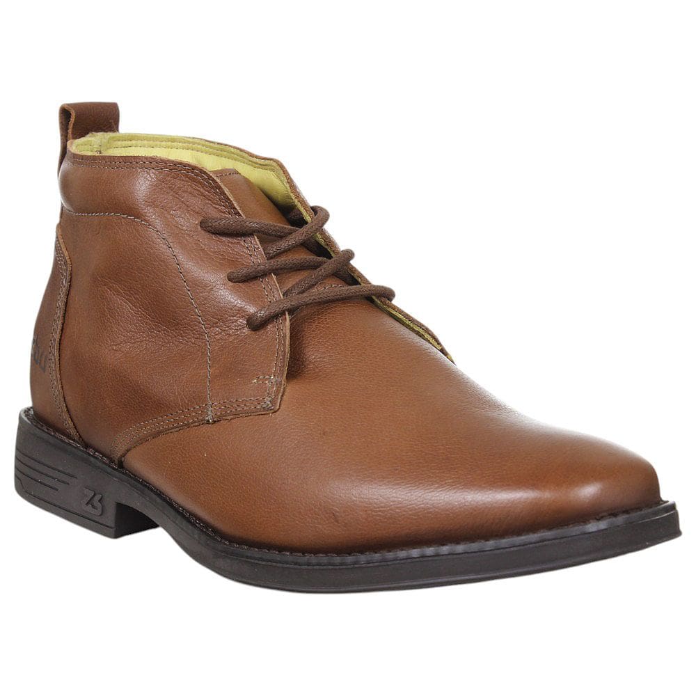 Botina Social Masculina Marrom Zebu 37972