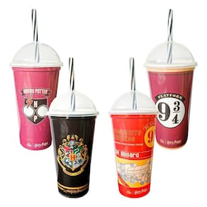 Copo Com Canudo Harry Potter Café - 500ml