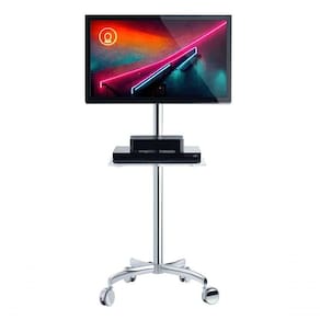 Suporte Móvel Para Vídeo Conferência Para Tv Até 65 E Acessórios Octoo Mooove Titanium