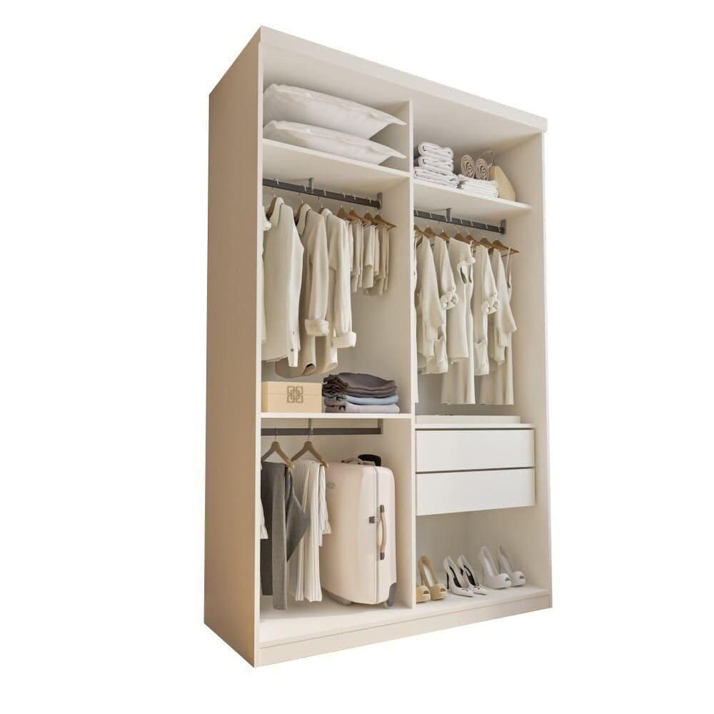Closet Júlia Com 2 Gavetas Minastex Branco