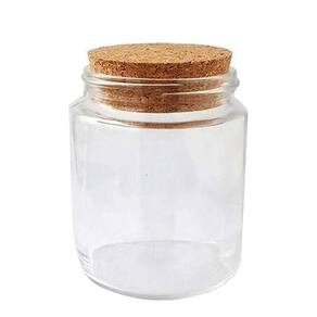 Pote Para Bolo De Vidro Com Rolha - 200ml