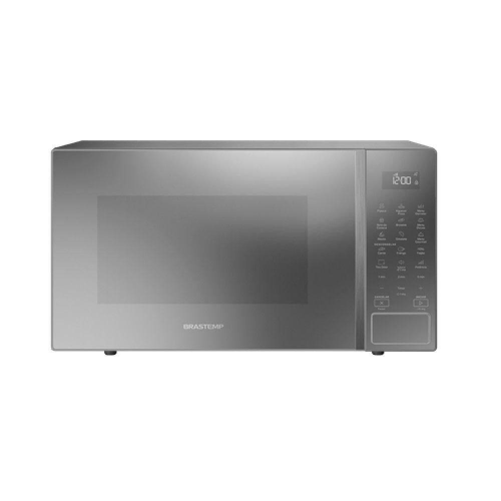 Forno Micro-ondas BMS46AR Brastemp 32L Cinza Espelhado 220V