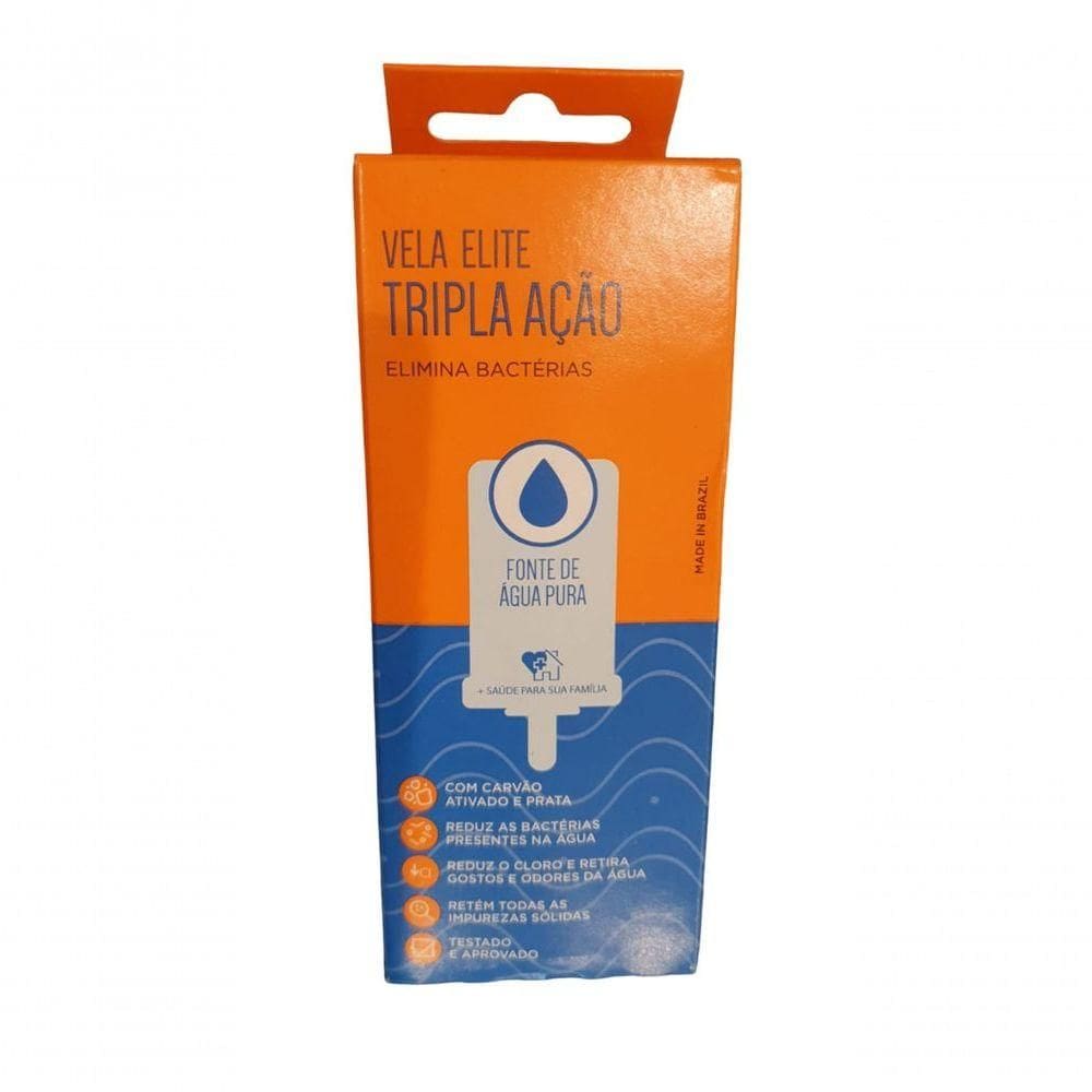 Kit 03 Un Vela Elite Tripla Ação Para Filtros Por Gravidade
