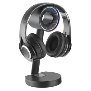 Suporte Para Headset Com Iluminac?a?o Rgb Octoo Game-headset Preto