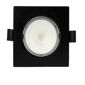 Spot Led 7w Quadrado 6500k Preto Bivolt Foxlux