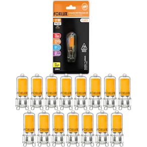 Kit 16 Lampada Filamento G9 Halopin 2W 127V Foxlux