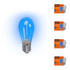 Kit 20 Lâmpada Led Filamento Azul 1W E-27 127V Foxlux