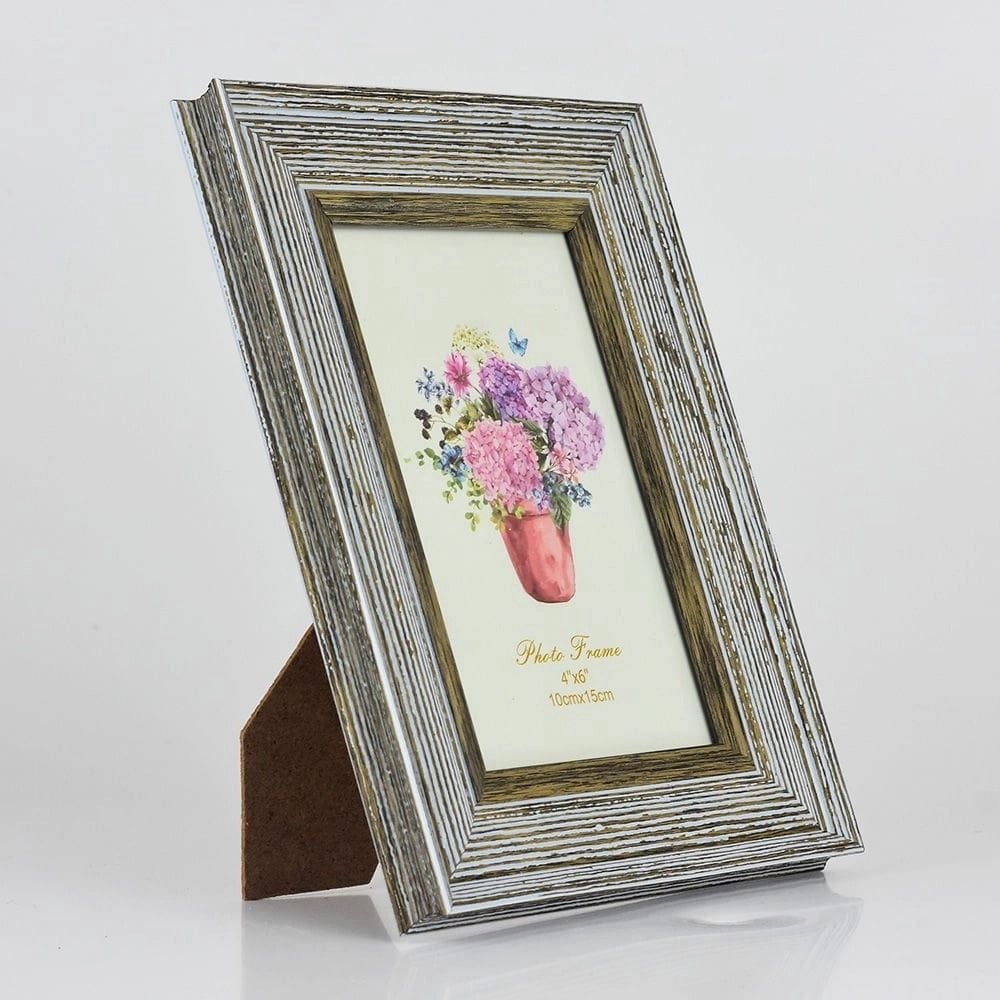 Porta Retrato Mirna Cinza 10X15cm