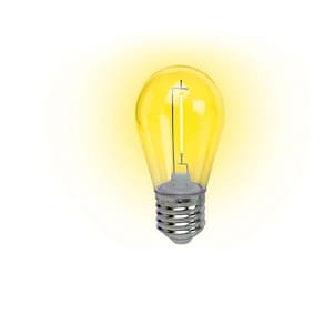 Lâmpada Led Filamento Amarelo 1W E-27 220V 4 Peças Foxlux