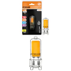 Kit 2 Lampada Filamento G9 Halopin 2W 127V Foxlux