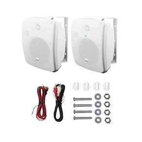 Par Caixa Acústica Ativa 5 K5 Bluetooth Branca Kaz Audio