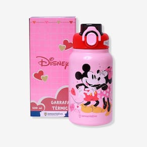 Garrafa Jupiter 500Ml Mickey E Minnie Namorados Térmica Zc