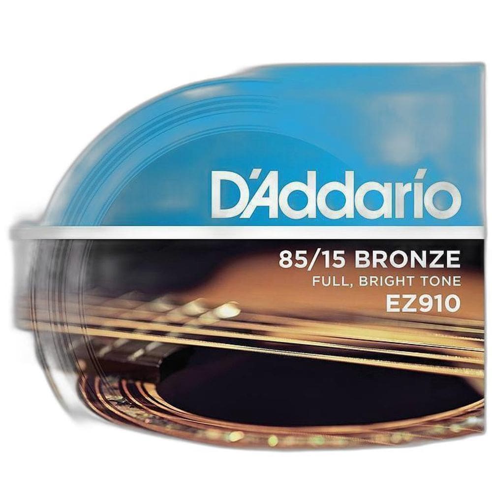Encordoamento Violão Aço 011 D`addario 85/15 Bronze Ez910