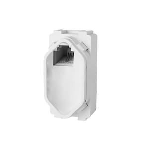 Modulo Entrada Rj11 Telefone - Novara Branco Total