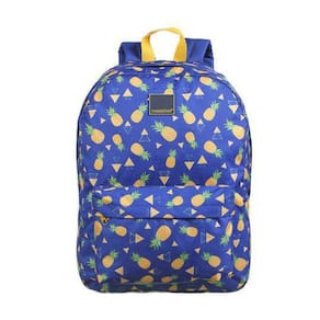 Mochila Escolar Dermiwil Abacaxi Azul-37726