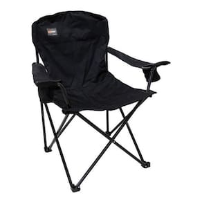 Cadeira Para Montanhismo Suporta 95Kg - Preto
