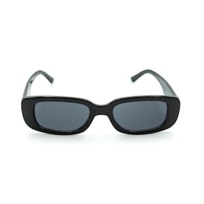 Óculos De Sol Futura Preto Retro Moda Blogueira Prot Uv400