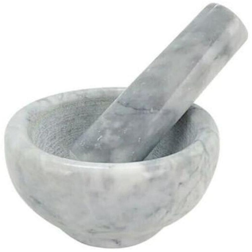 Pilão Com Socador Mármore Mimo Ac22396