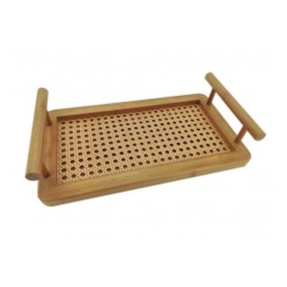 Bandeja Em Bambu 35 Cm Mimo Bm24028