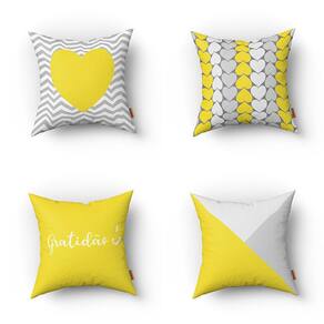 Kit Almofadas Decorativas Estampadas 35X35Cm 249