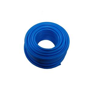 Mangueira Emborrachada Resistente Quintal Azul 1/2 - 50M