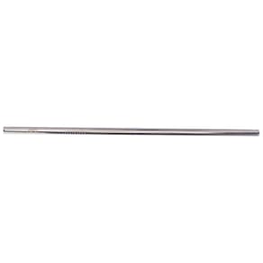 Kit Canudo Metal Com Limpador - Prata
