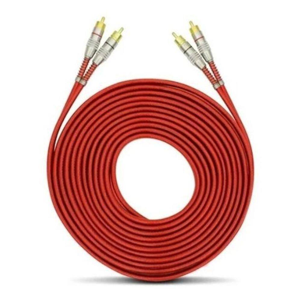Cabo Rca 5 Metros Dupla Blindagem Cobre 5M Blindado 5Mm