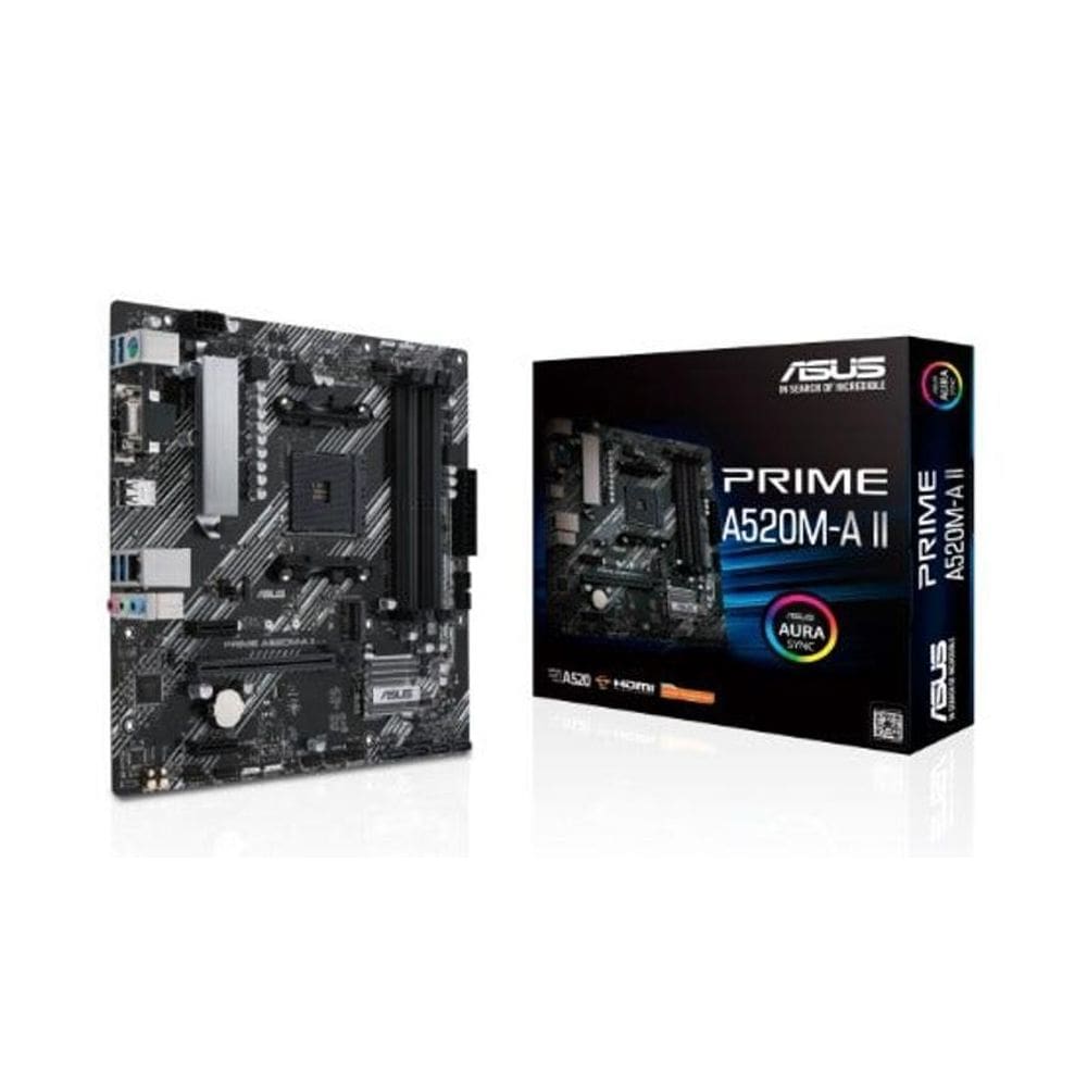 Placa Mae Asus Prime A520M-A Iisocket Am4 90Mb17H0-M0Eay0I