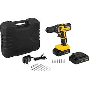 Parafusadeira Furadeira Bateria 20V Bivolt 3/8" - Vonder