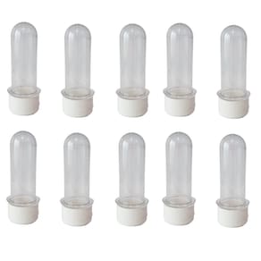Kit 50 Mini Tubete 8Cm Acrílico Para Personalizar Festa