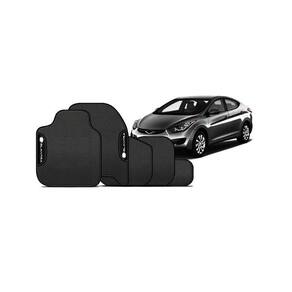 Tapete Automotivo Elantra Borracha PVC - Preto | Tapecars