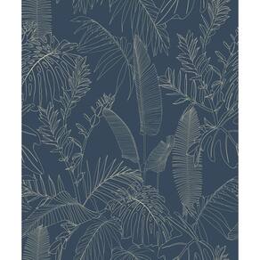 Papel De Parede Icon Folhagem Branco A69303