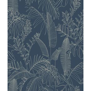 Papel De Parede Icon Folhagem Branco A69303